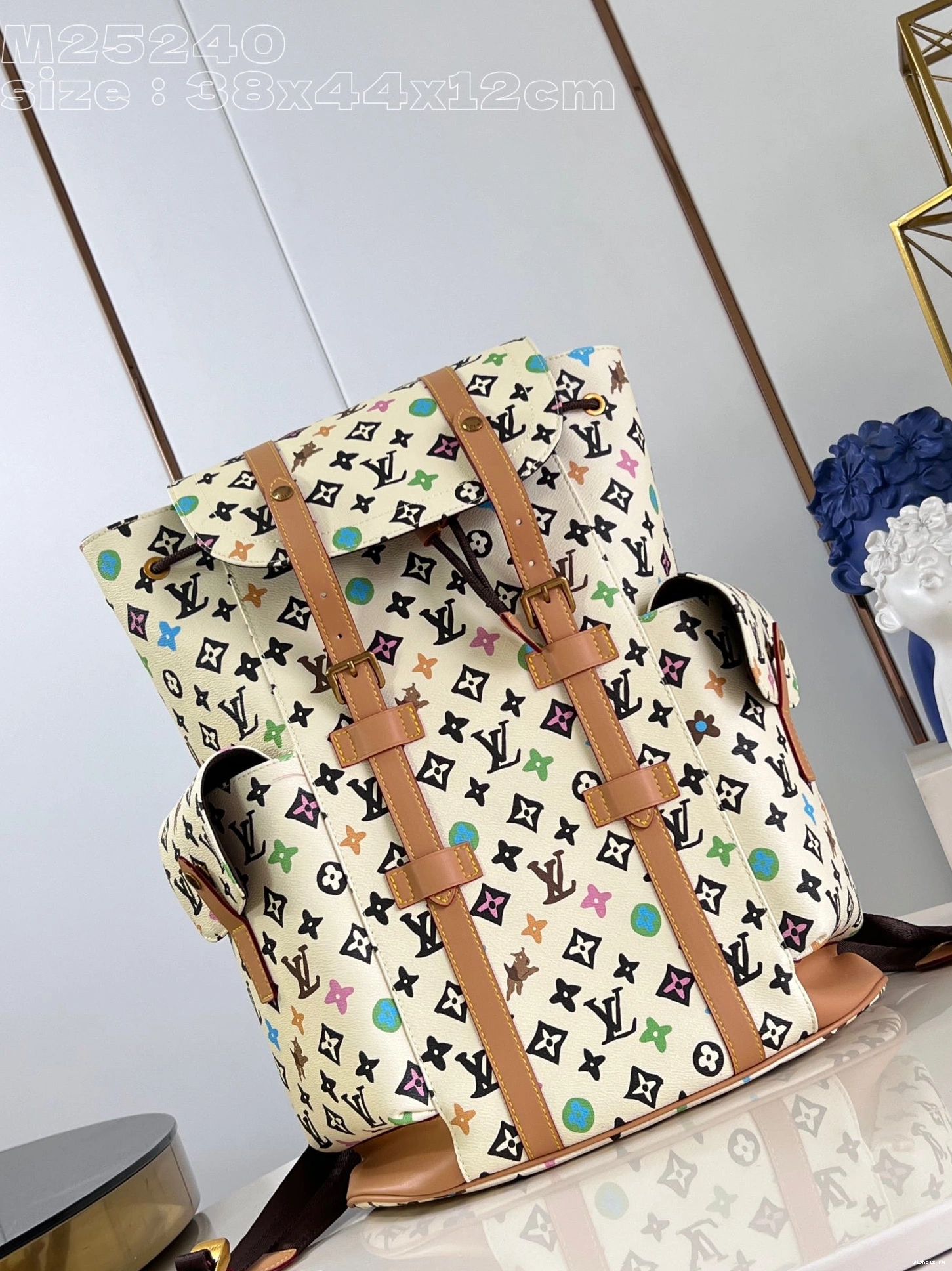 WIS Backpack Louis Vuitton Christopher MM-38*44*12.5CM 0821